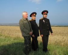 И.К. Сахновский с казаками, 2008